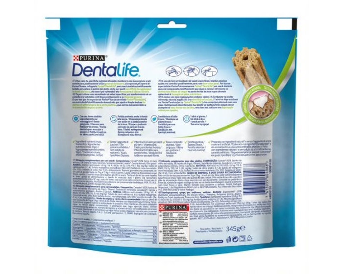 Purina Dentalife Snack Daily Oral Care Per Cani  7 - 12kg Taglia Small 21 Stick-2