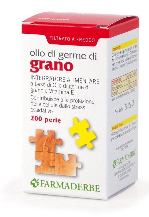 Farmaderbe Olio Di Germe Di Grano 200 Perle-1
