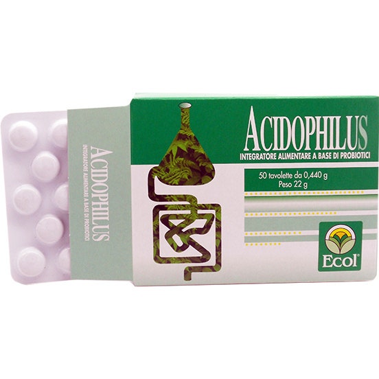 Ecol Acidophilus 50 Tavolette 0.44g-2