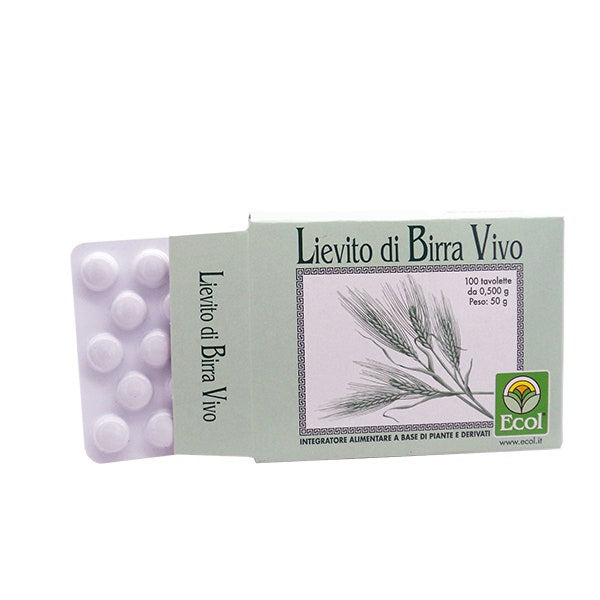 Ecol Lievito di Birra Vivo 100 Tavolette-2