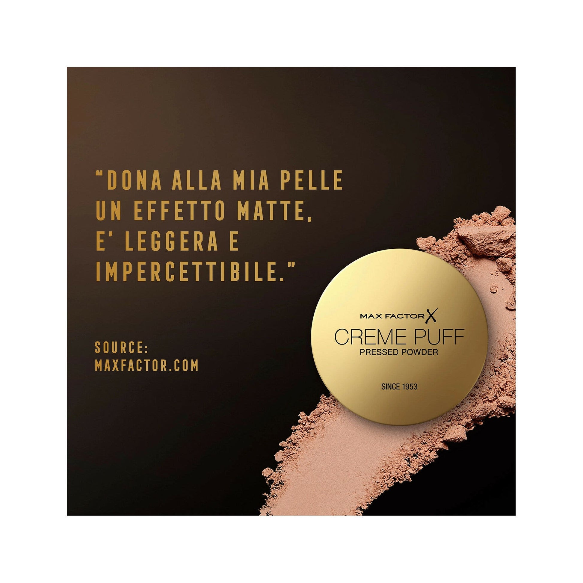 Max Factor Cipria Creme Puff Powder 41 Medium Beige-6