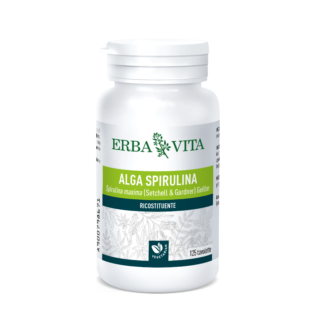 Erba Vita Alga Spirulina 125 Tavolette 400mg  - 4