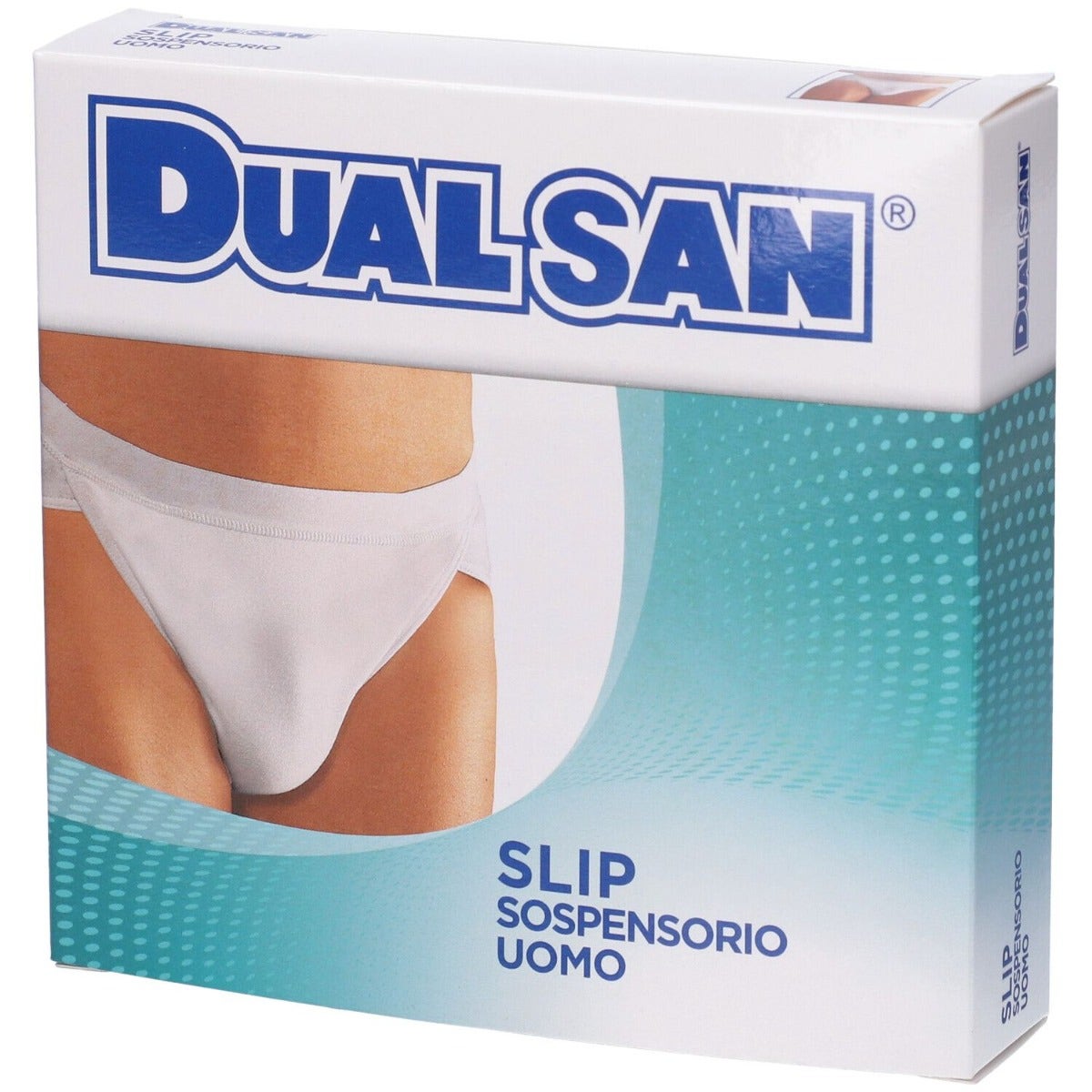 Dualsan Slip Sospensorio Sport Colore Bianco Misura 5-1