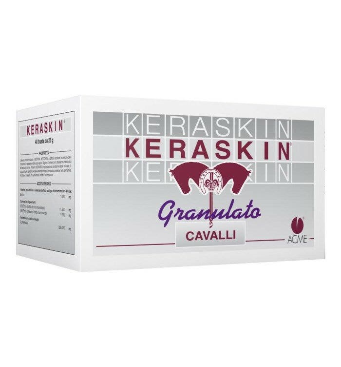 Keraskin Granulato Per Zoccoli Equini 40 Buste 25g-2