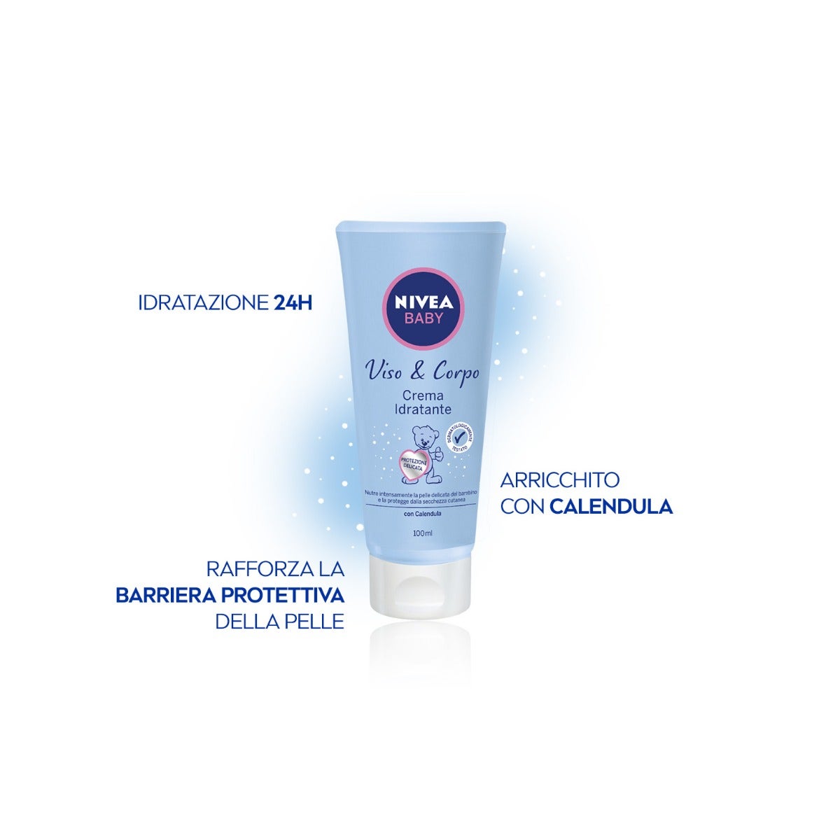Nivea Baby Crema Idratante Viso & Corpo Soffice Per Bambini 100ml-7