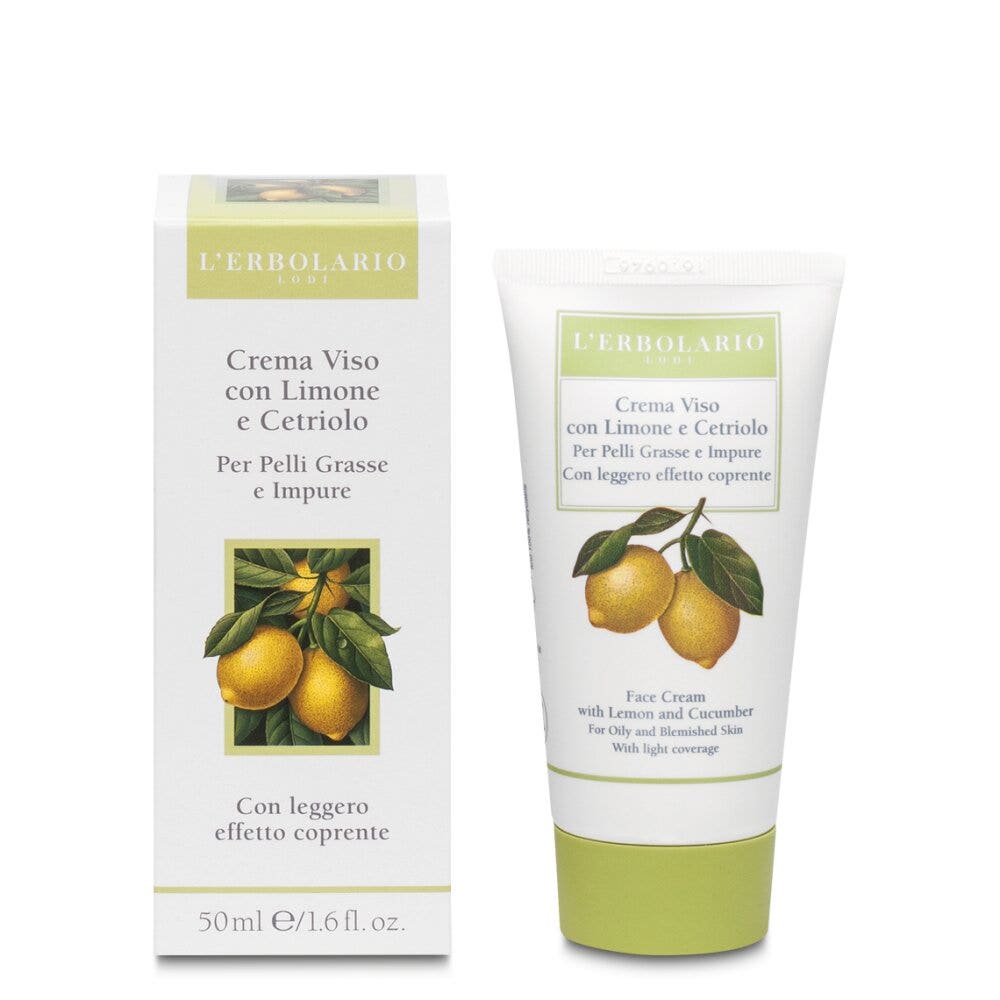 L'Erbolario Crema Giorno Coprente Pelli Impure Limone e Cetriolo 50ml-3