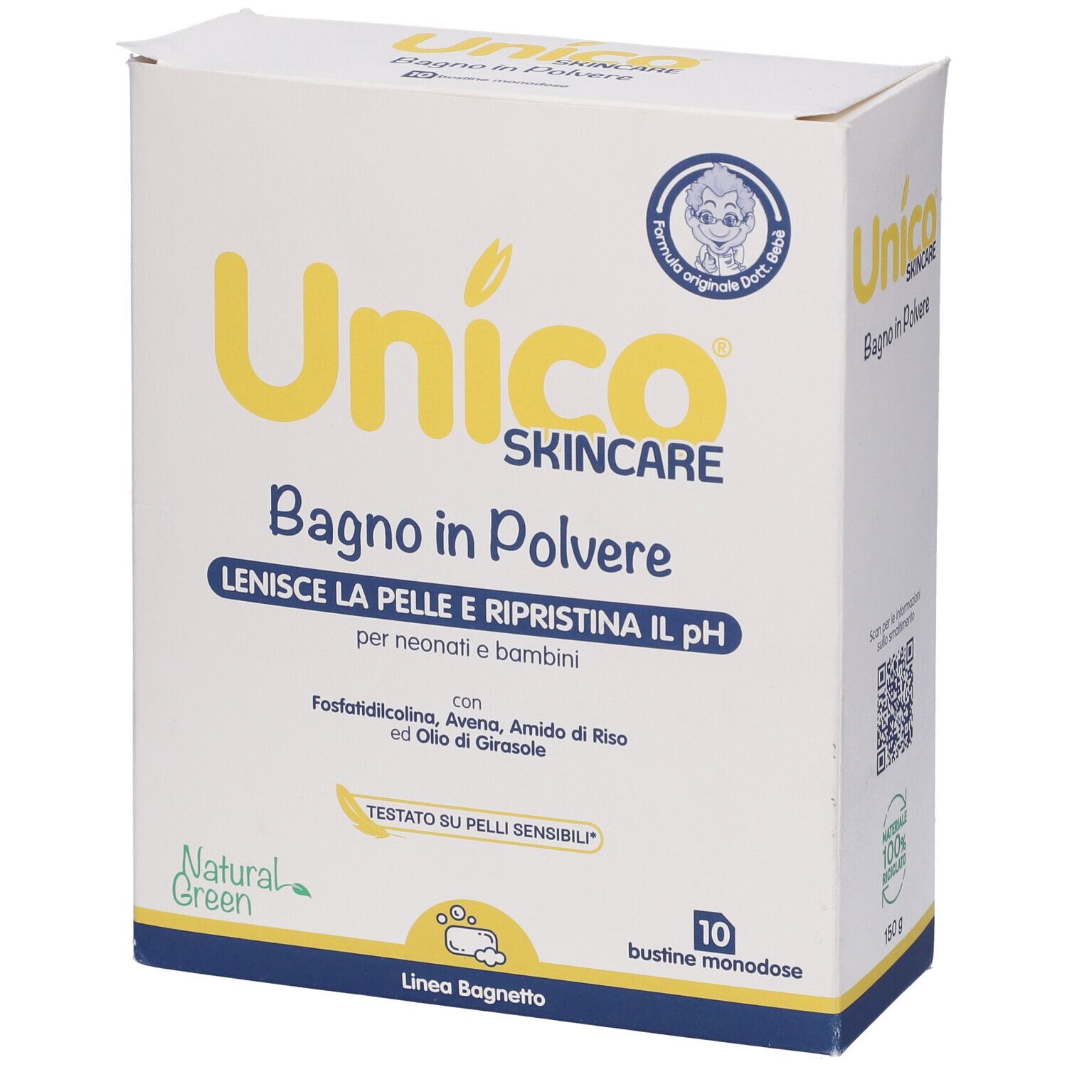 Unico Bagno Neonati/Bambini 10 Buste 15g