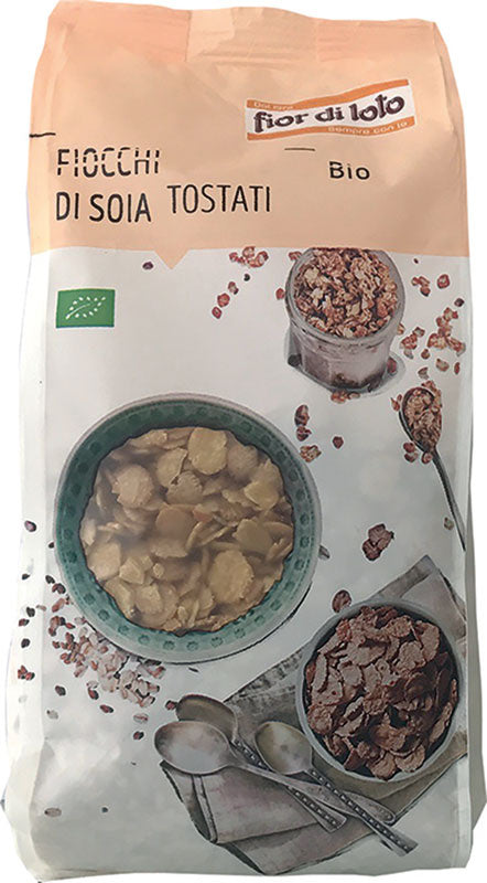 Fiori Di Loto Fiocchi Di Soia Tostati Bio 500g