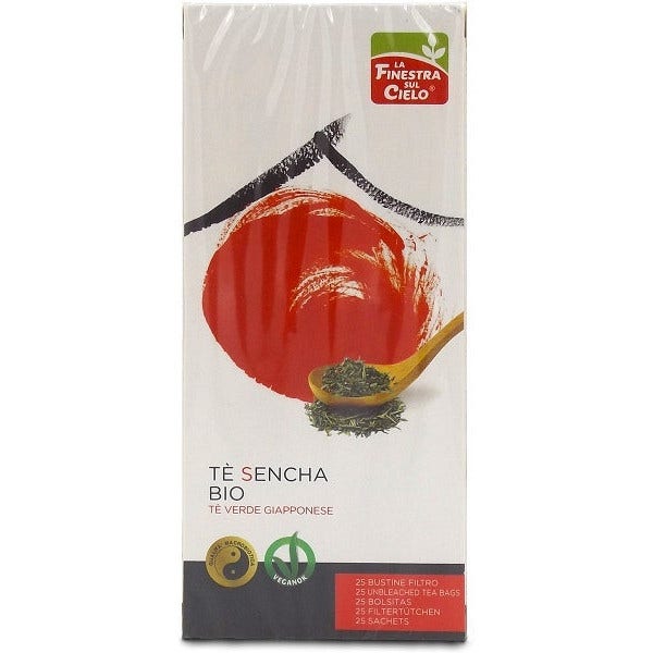 La Finestra Sul Cielo Tè Sencha Tè Verde Bio 25 Filtri-2