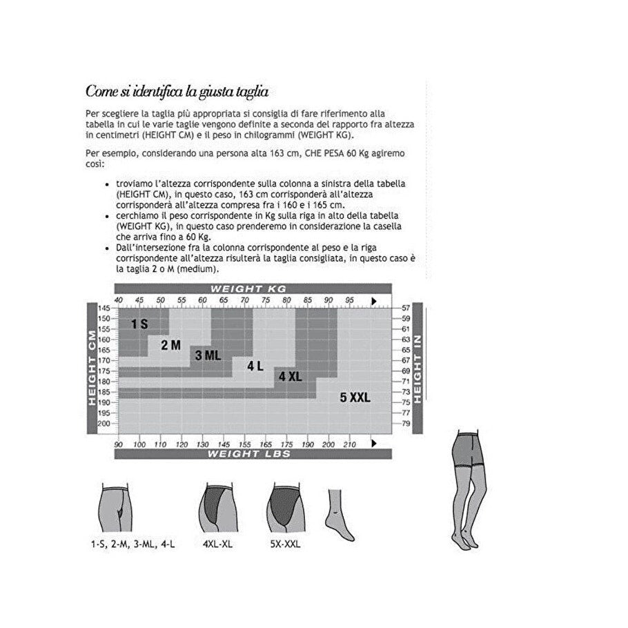 Solidea Naomi Collant 140 Denari Compressione Graduata Colore Nero Taglia 4XL 1 Paio-6