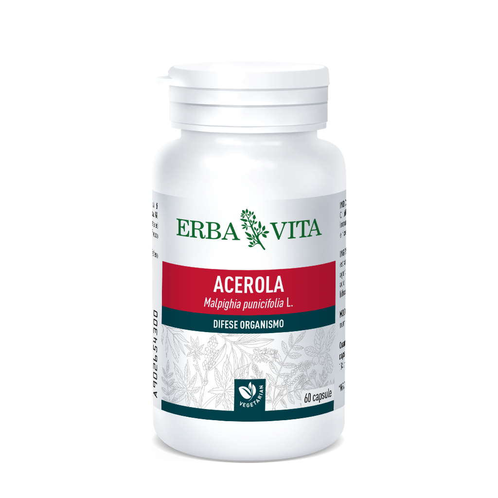 Erba Vita Acerola 60 Capsule 550mg  - 4