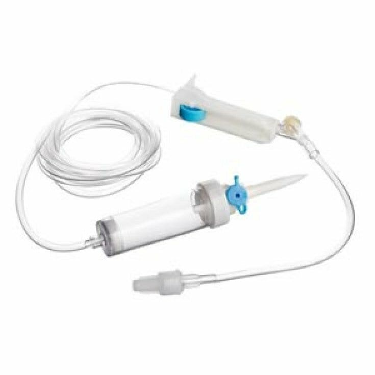 Deflussore Standard Filtro Roller Luer Lock Tubo A Y Latex Free-1