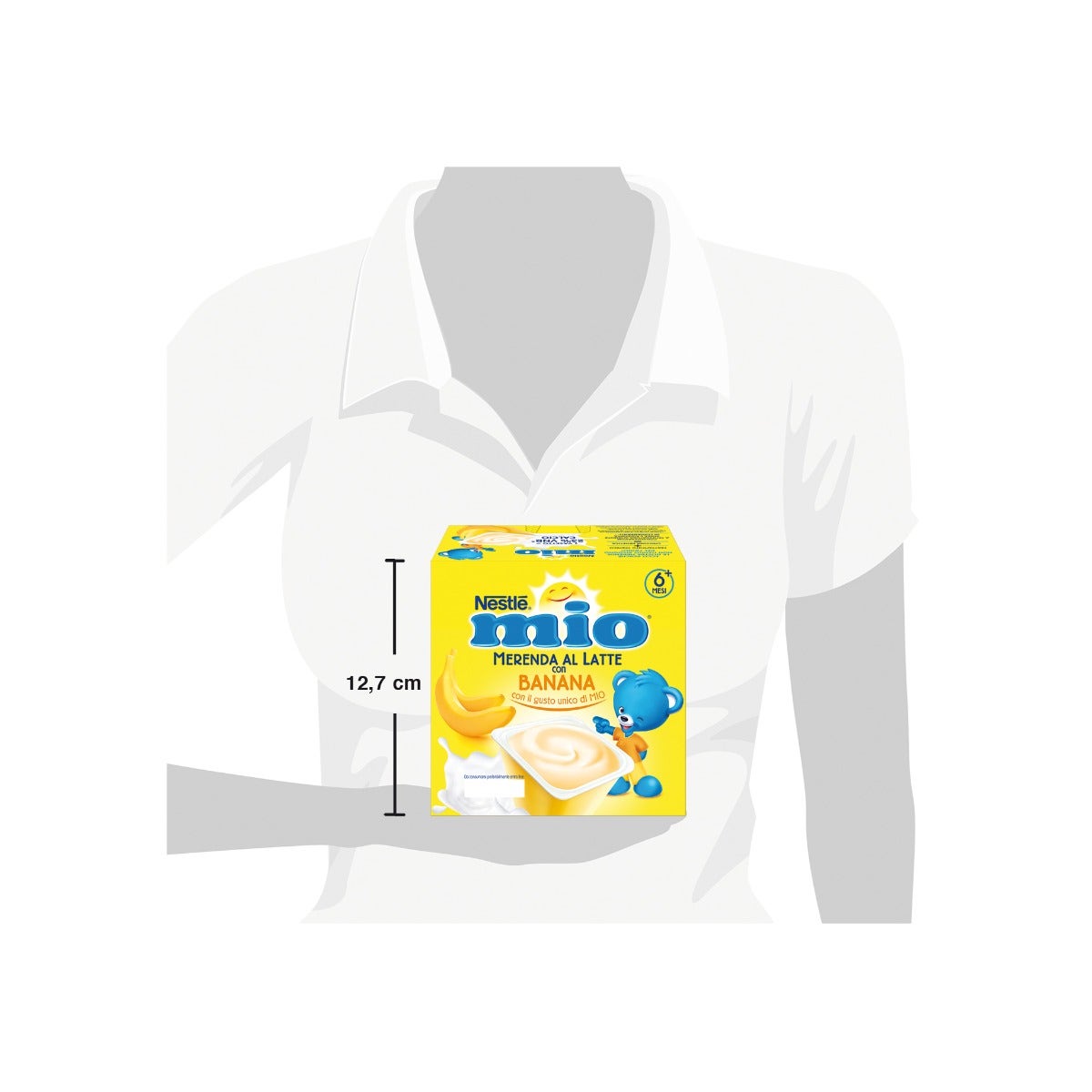Nestlè Mio Merenda Al Latte Banana 4 Vasetti da 100g-5