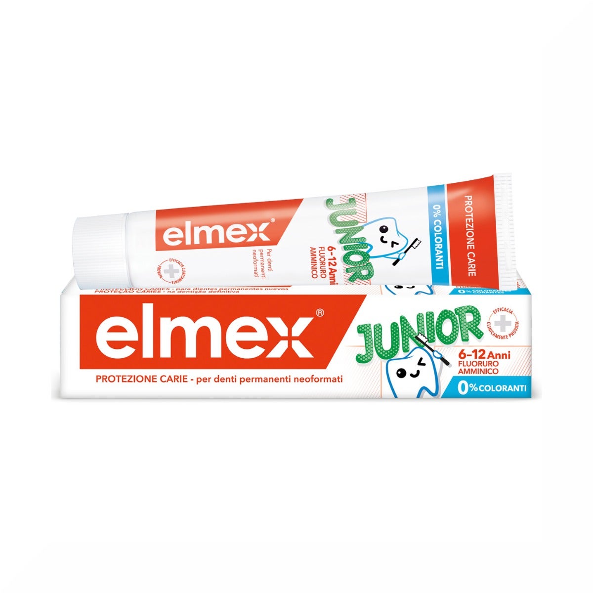 Elmex Dentifricio Junior 6-12 Anni Bambini Protezione Carie 75ml-6