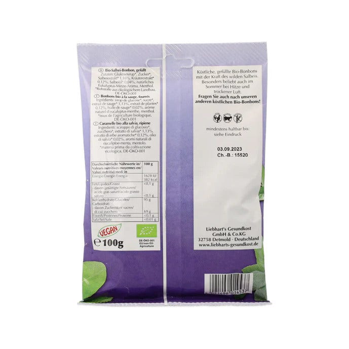 Dott. C. Cagnola Bonbons Salvia Bio 100g-2