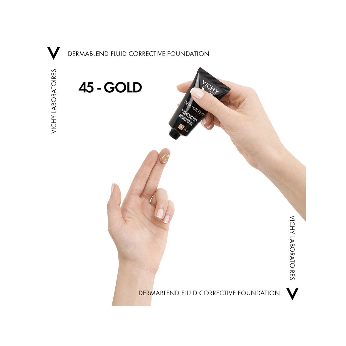 Vichy Dermablend Fondotinta Fluido Coprente Tonalità 45 30ml SPF35-15