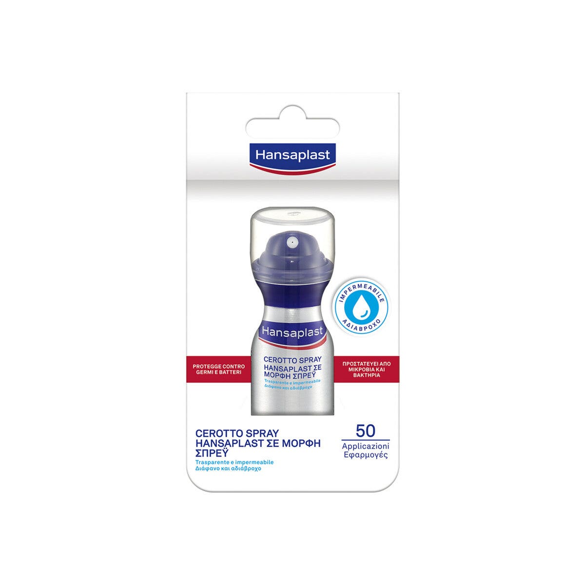 Hansaplast Cerotto Spray Protezione Trasparente Cerotti Impermeabili E Protettivi Spray  32,5ml-1