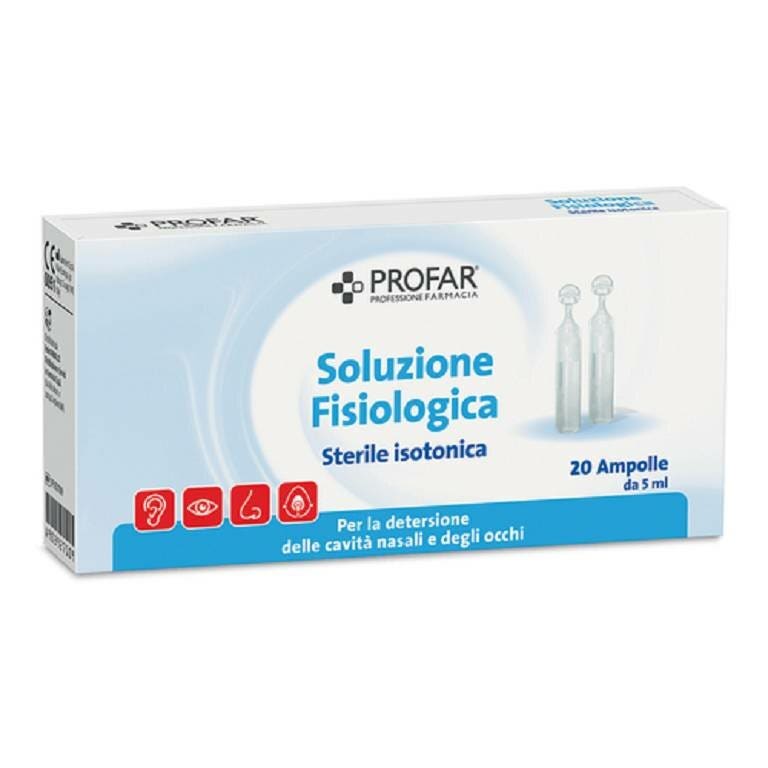 Profar Soluzione Fisiologica Sterile Isotonica 5 Ml 20 Ampolle-1