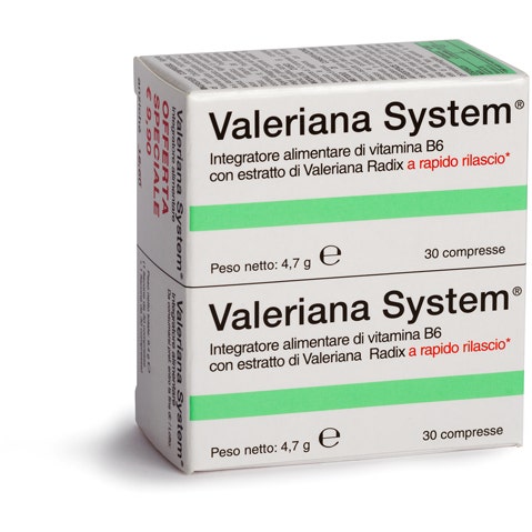 Valeriana System 30 Compresse + 30 Compresse-3