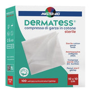 Garza Compressa Master-aid Dermatess Cotone 10x10cm 100 Pezzi-0