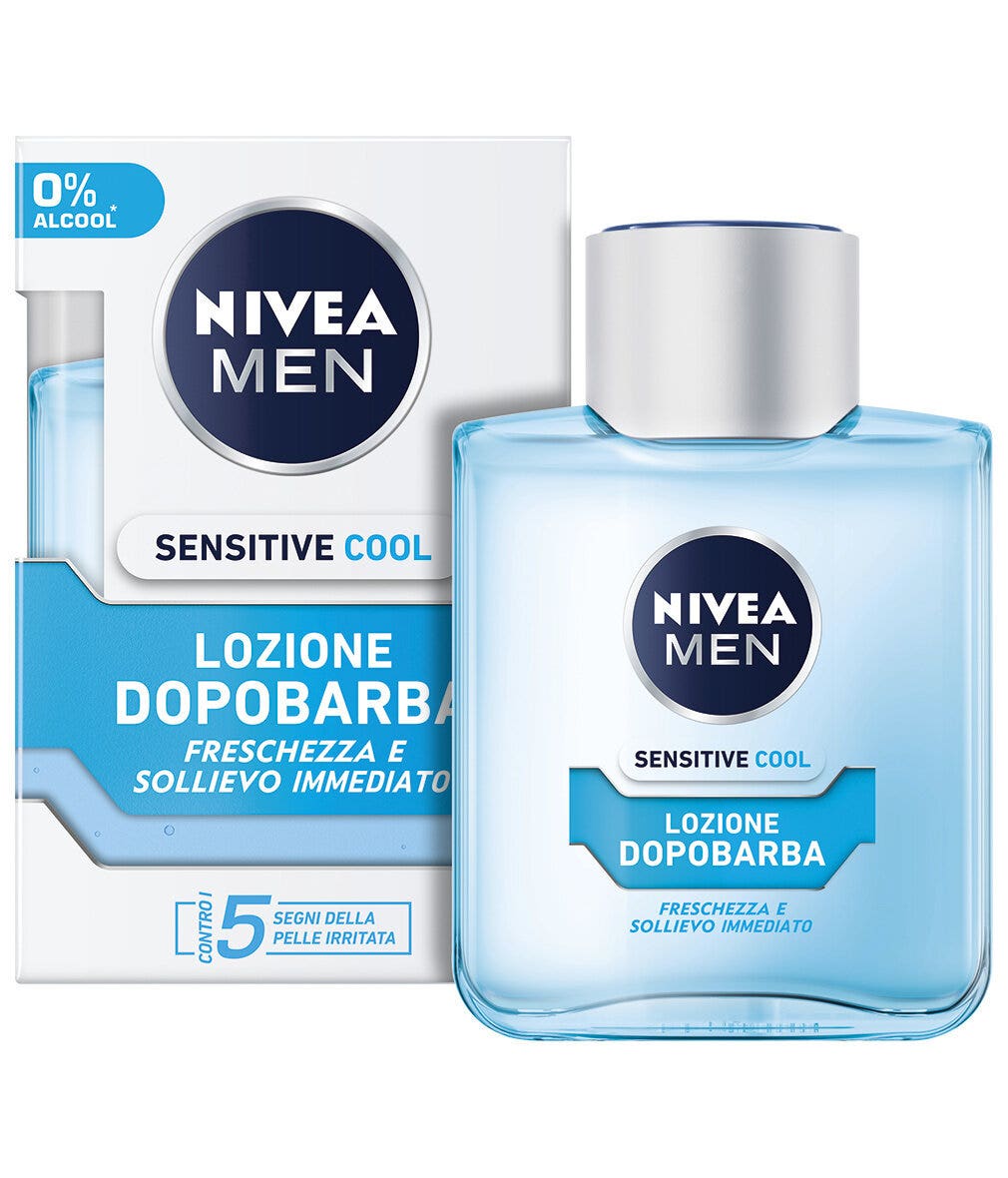Nivea Men Sensitive Cool Lozione Dopobarba 100ml Dopobarba Uomo Lenitivo E Rinfrescante-3