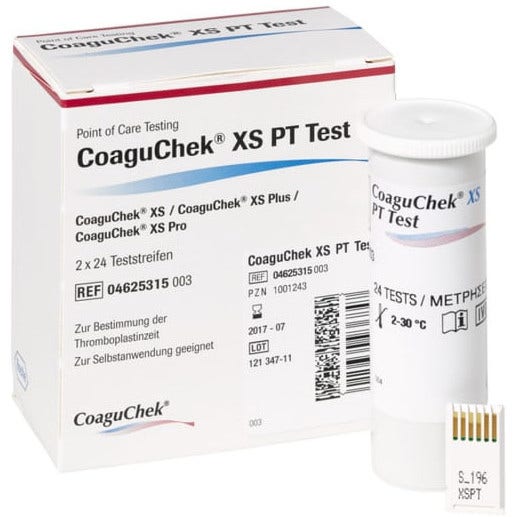 Coaguchek XS PT Test Strisce Reattive Per Apparecchiature Utodiagnostico 2x24 Pezzi-1