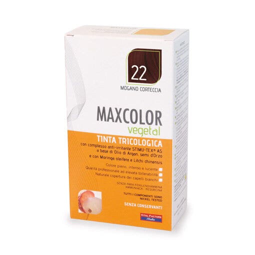 MaxColor Vegetal Tinta Tricologica 22 Mogano Corteccia-1