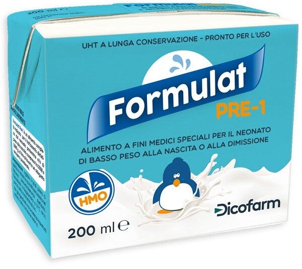 Formulat Pre-1 Alimento a Fini Medici Speciali Dalla Nascita 3x200ml-2