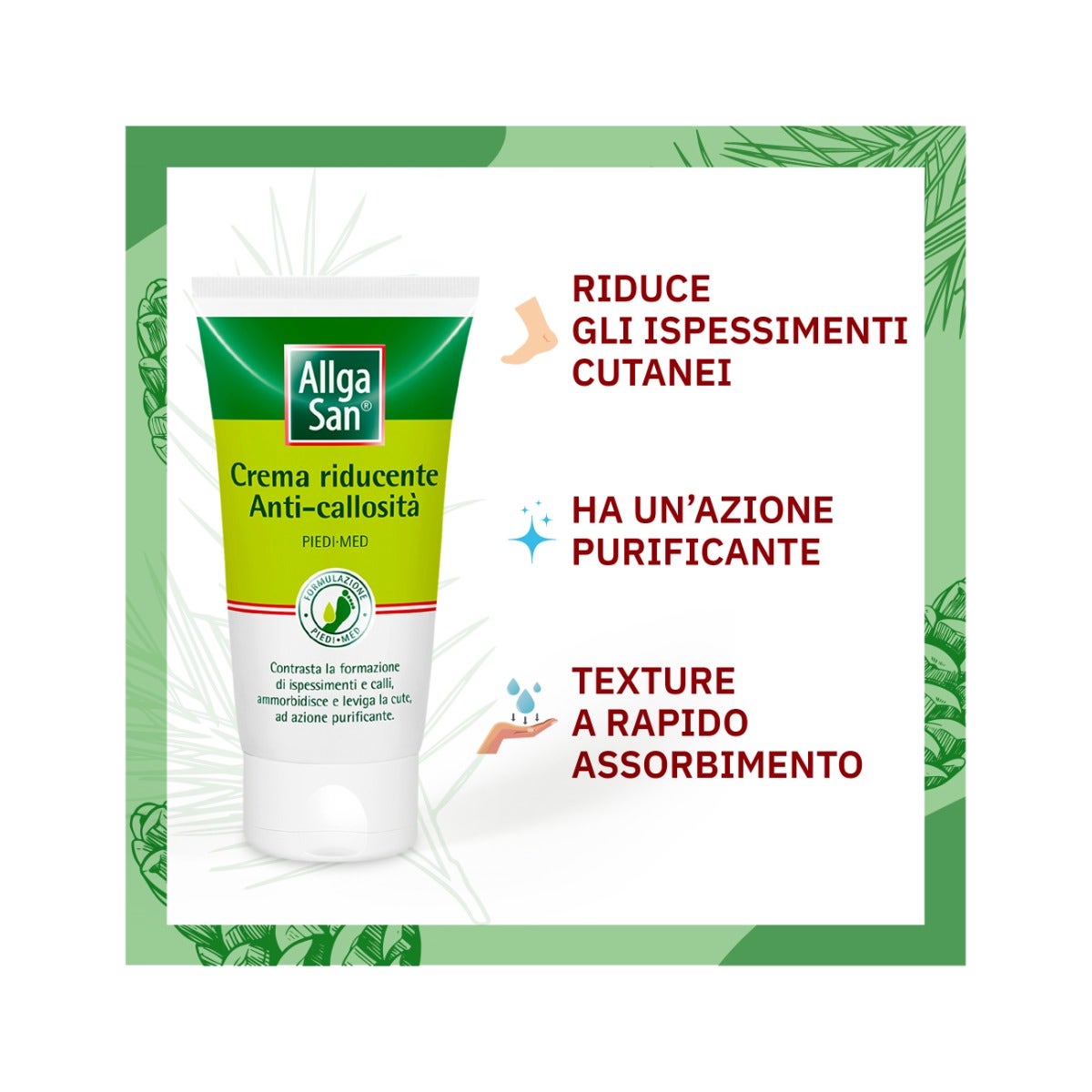 Allgasan Crema Riducente Anti-Callosita' 75ml-6