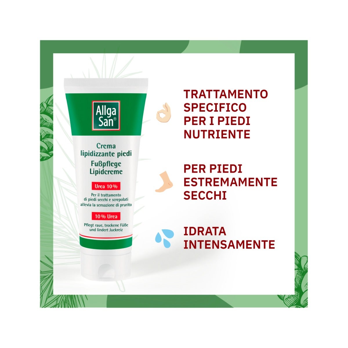 Allgasan Crema Lipidizzante Piedi 100ml-8