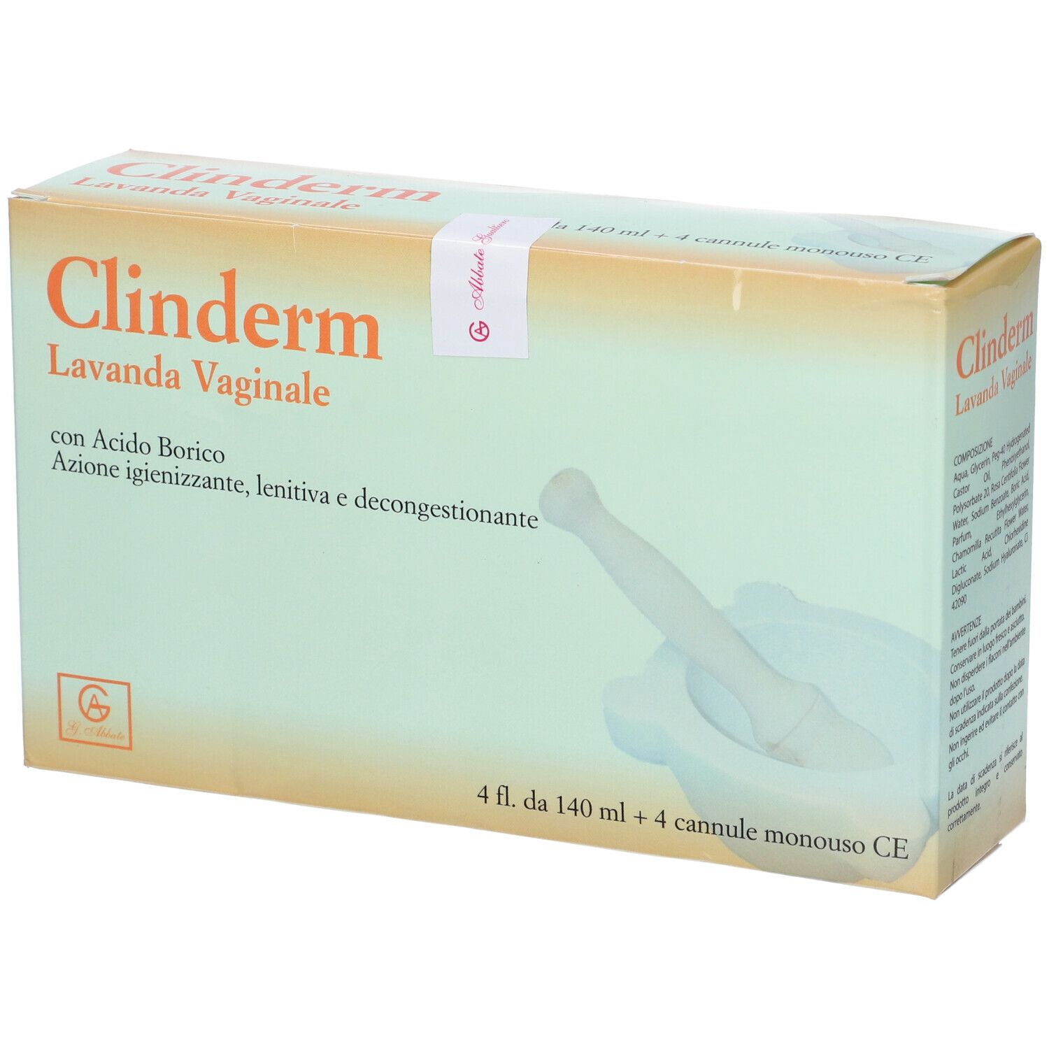 Clinderm Lavanda Vaginale 4 Flaconi 140ml