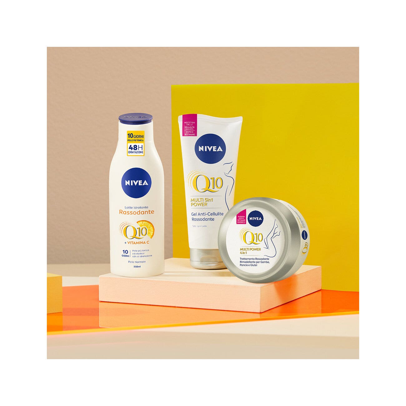 Nivea Q10 Multipower 4in1 Crema Corpo Rassodante Pancia Fianchi E Glutei 300ml-4