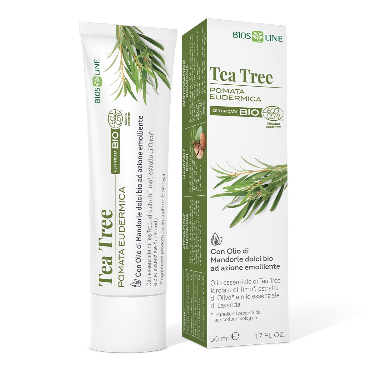 Biosline Tea Tree Pomata Bio 50ml-3