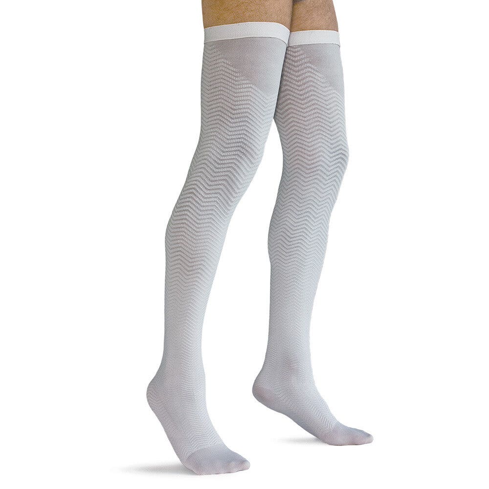 Solidea No-Embol Calze A Compressione Graduata Colore Bianco Taglia S-1
