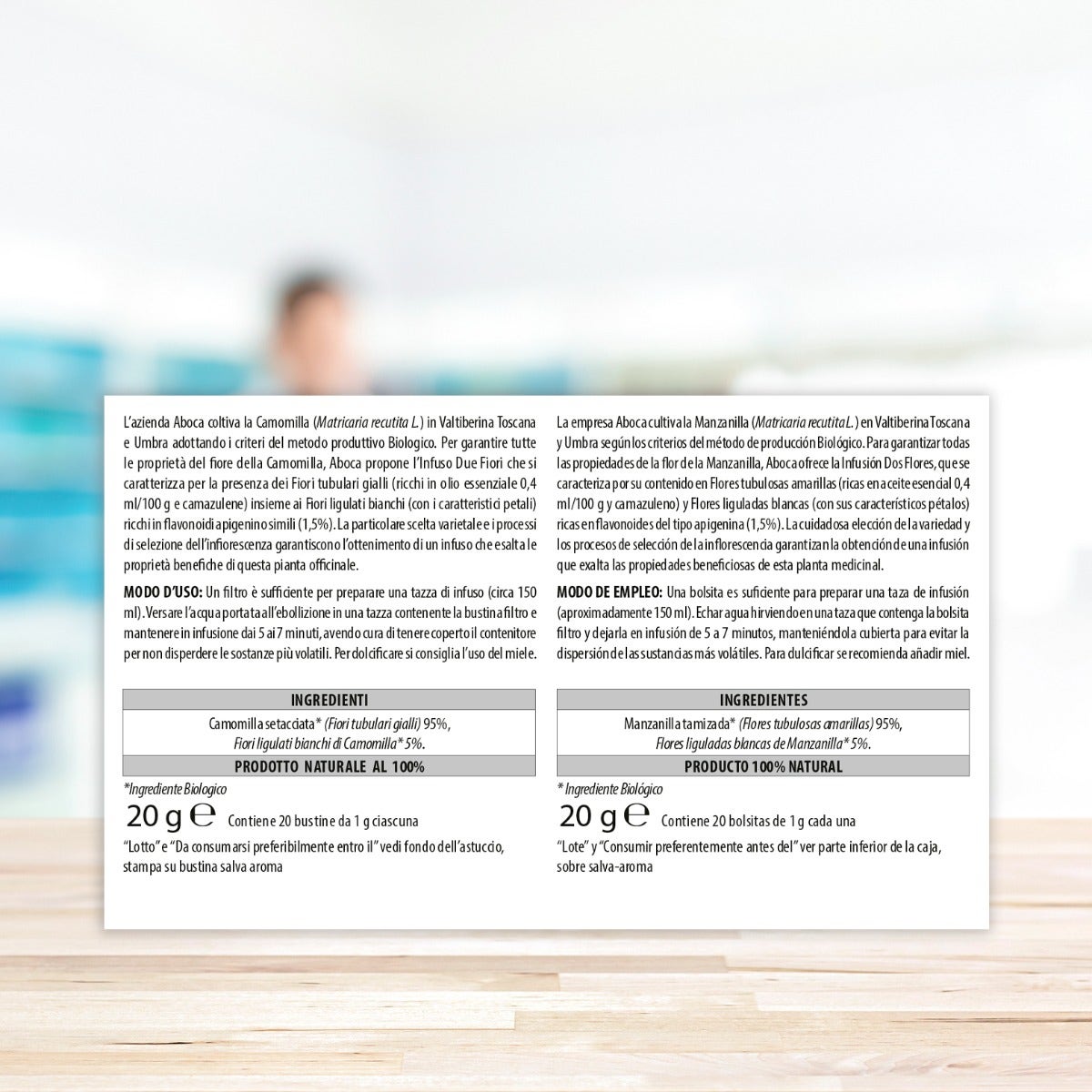 Aboca Camomilla Due Fiori 20 Filtri-5