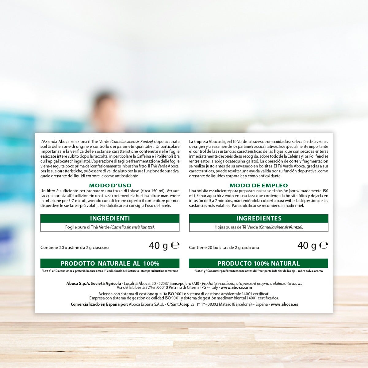 Aboca The Verde 20 Bustine Filtro 2g-4