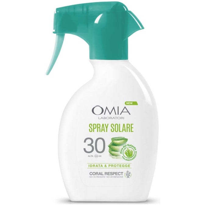 Omia Spray Trigger Solare Adulti Coral Safe Aloe Salento SPF30 200ml   - 1