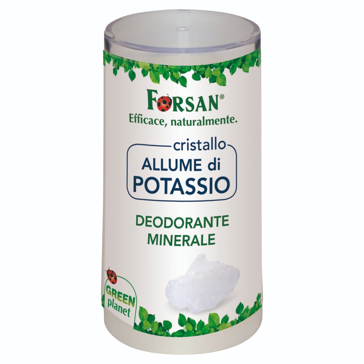 Forsan Cristallo Allume Di Potassio Deodorante Minerale Corpo 120g-1