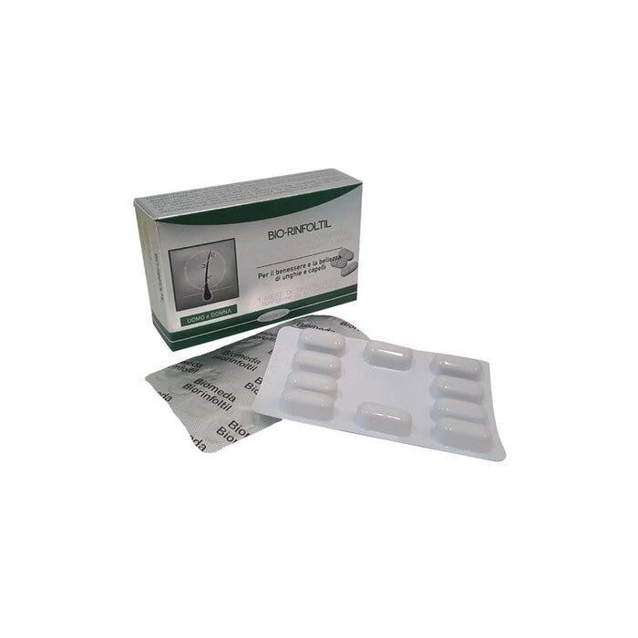 Biomeda Bio-rinfoltil Per Il Benessere Di Unghie E Capelli Uomo E Donna 30 Compresse-1