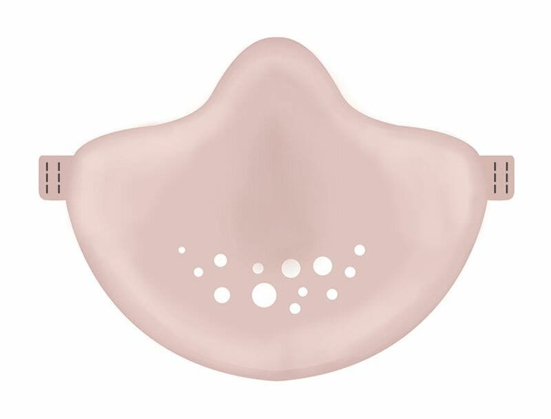 Mascherina Lavabile Ecosostenibile Colore Rosa Koziol-1