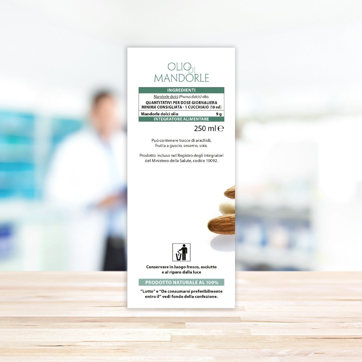 Aboca Olio Mandorle Dolci Alimentare 250ml-4