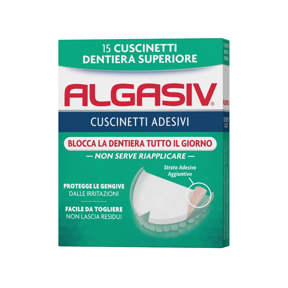 Algasiv Adesivo Protesi Superiore 15 Pezzi-7