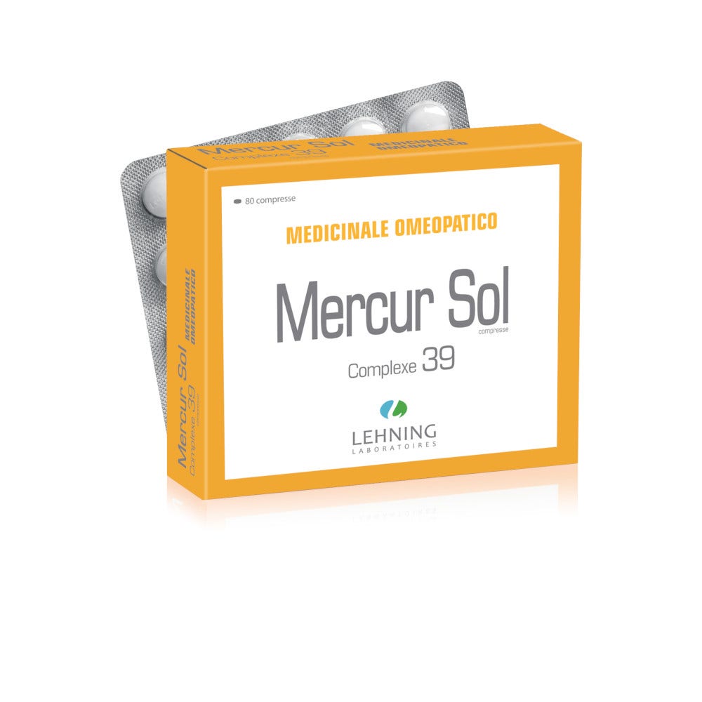 Lehning 39 Mercurius Sol Comp 80 Compresse  - 1