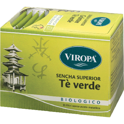 Viropa Tè Verde Sencha Superior Bio 15 Filtri-2