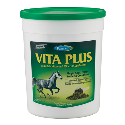 Vita Plus Mangime Complementare Per Integrazione Completa Dieta Equini Secchiello 9kg-1