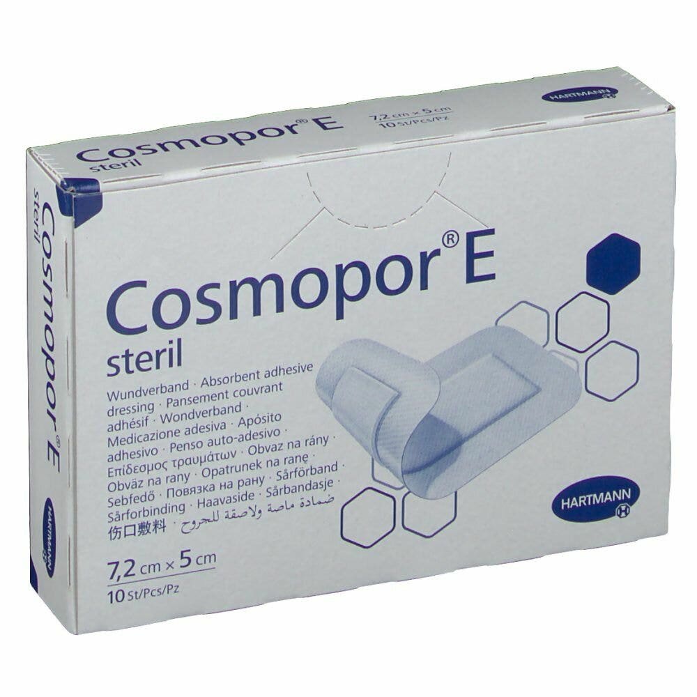 Cosmopor E Steril Cerotto Adesivo In TNT 7,5cmx5cm 10 Pezzi-1