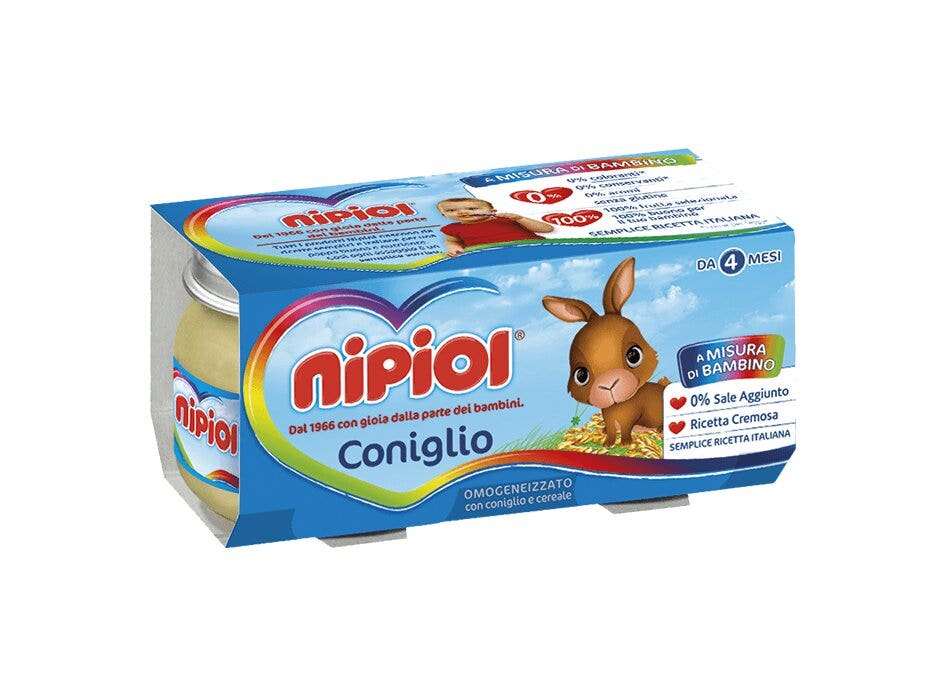 Nipiol Omogeneizzato Coniglio 2x80g-1