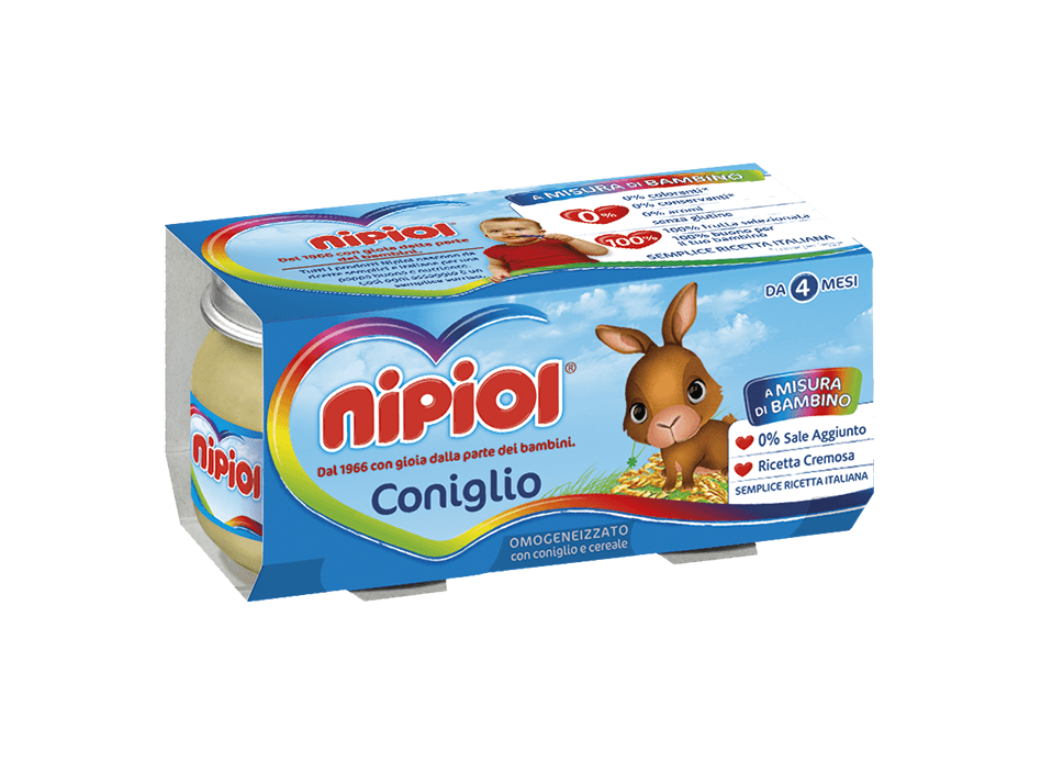 Nipiol Omogeneizzato Coniglio 2x80g-1