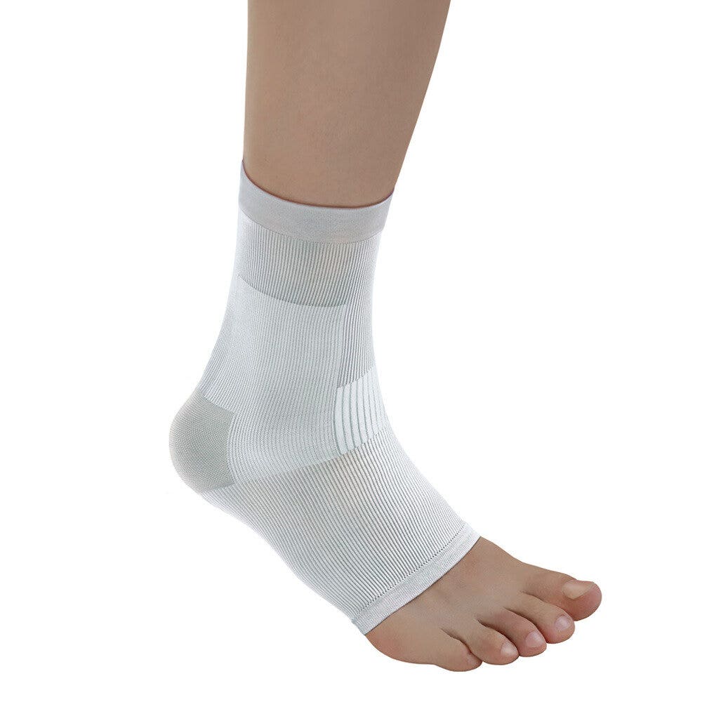 Solidea Silver Support Ankle Cavigliera Elastica Colore Nero Taglia 3 - M/L-1
