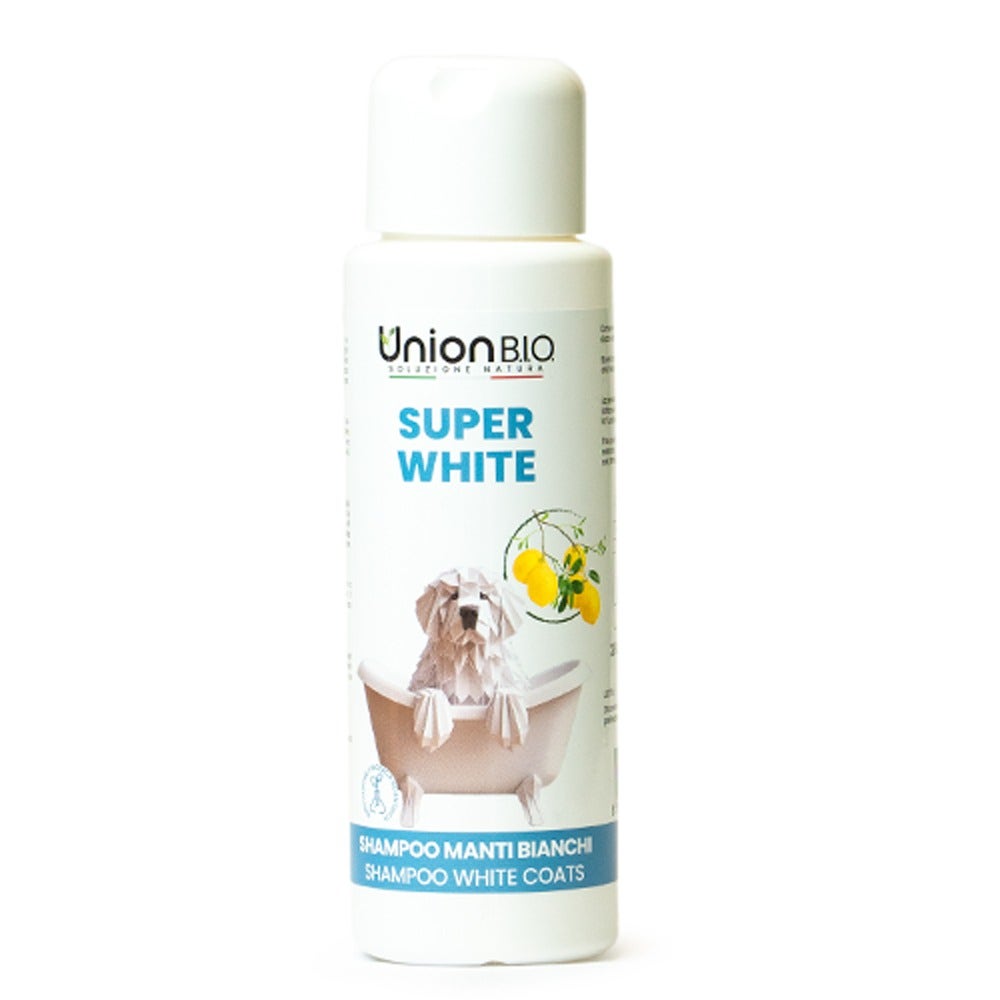 Union Bio Shampoo Super White Per Cani Manti Bianchi 250ml-4